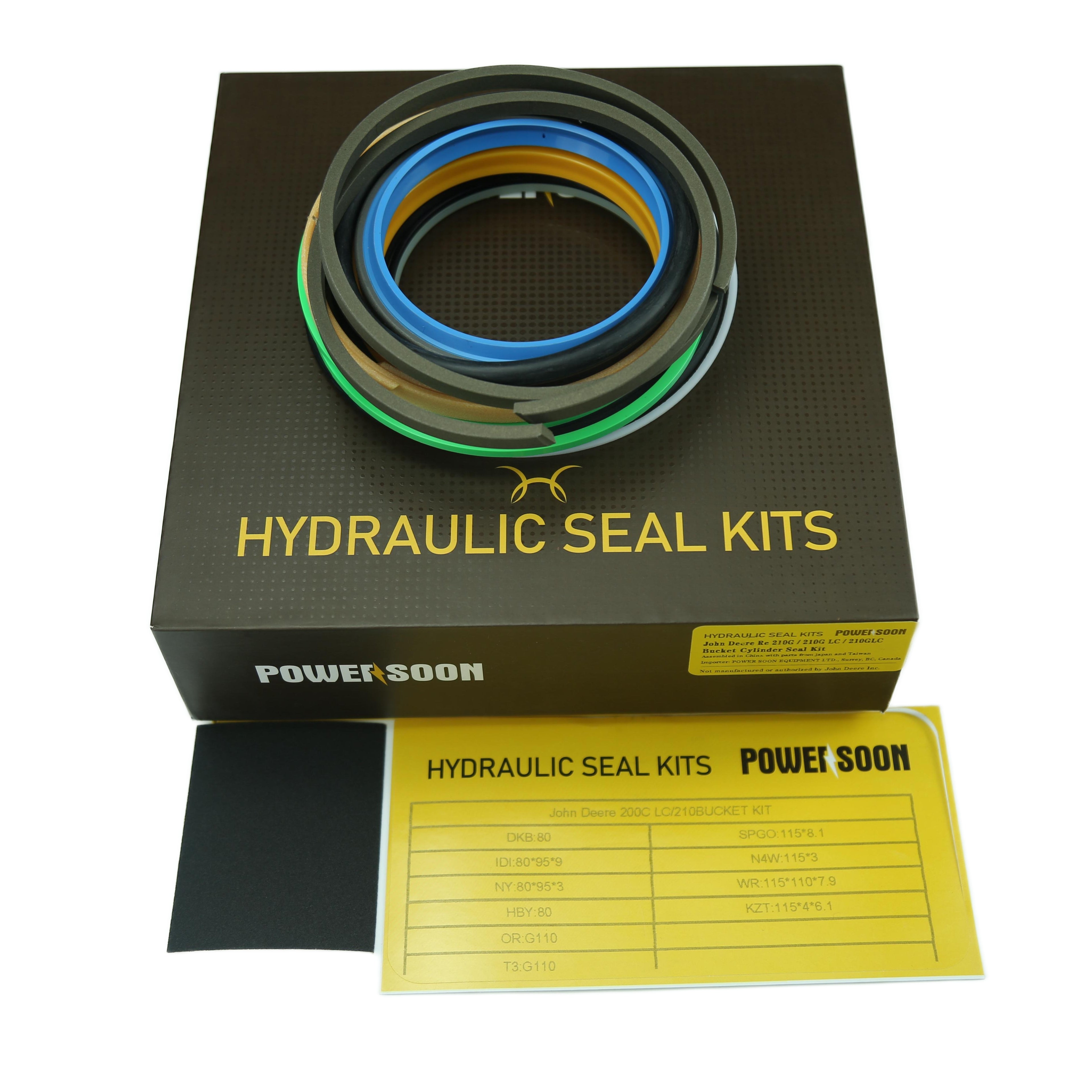 John Deere 210G/210GLC BUCKET Cylinder Seal Kit