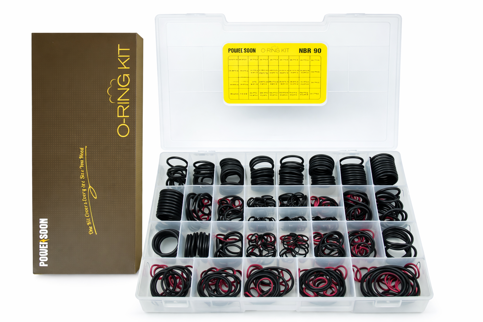 Case Excavator O-Ring Seal Kit | Hydraulic Repair Box for CX Series & 580 Backhoes