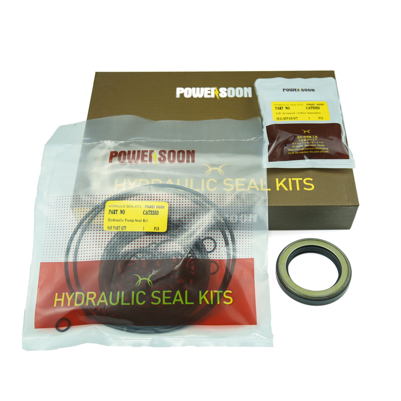 CAT320D Hydraulic Pump Seal Kit