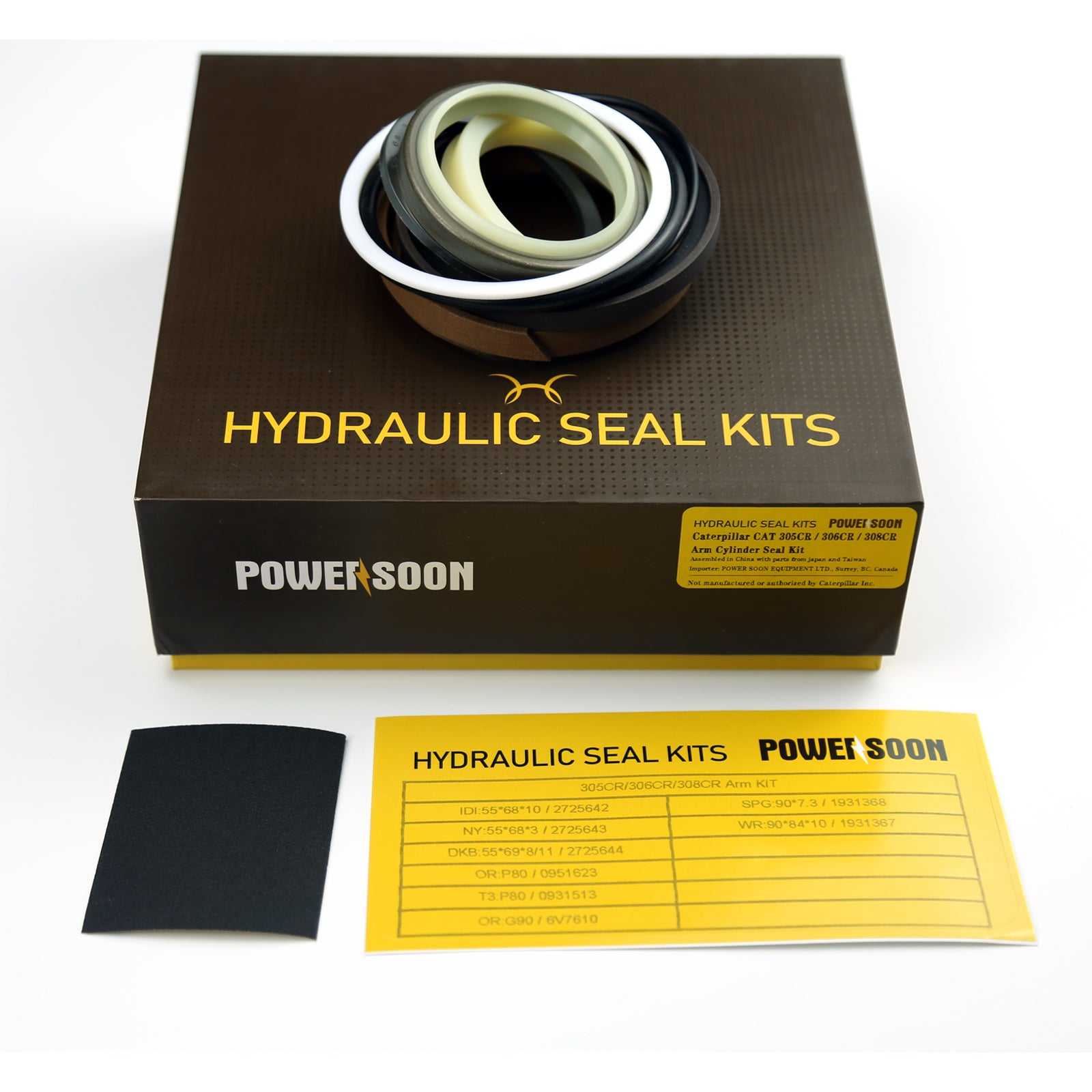 CAT 305CR / 306CR / 308CR Arm Cylinder Seal Kit