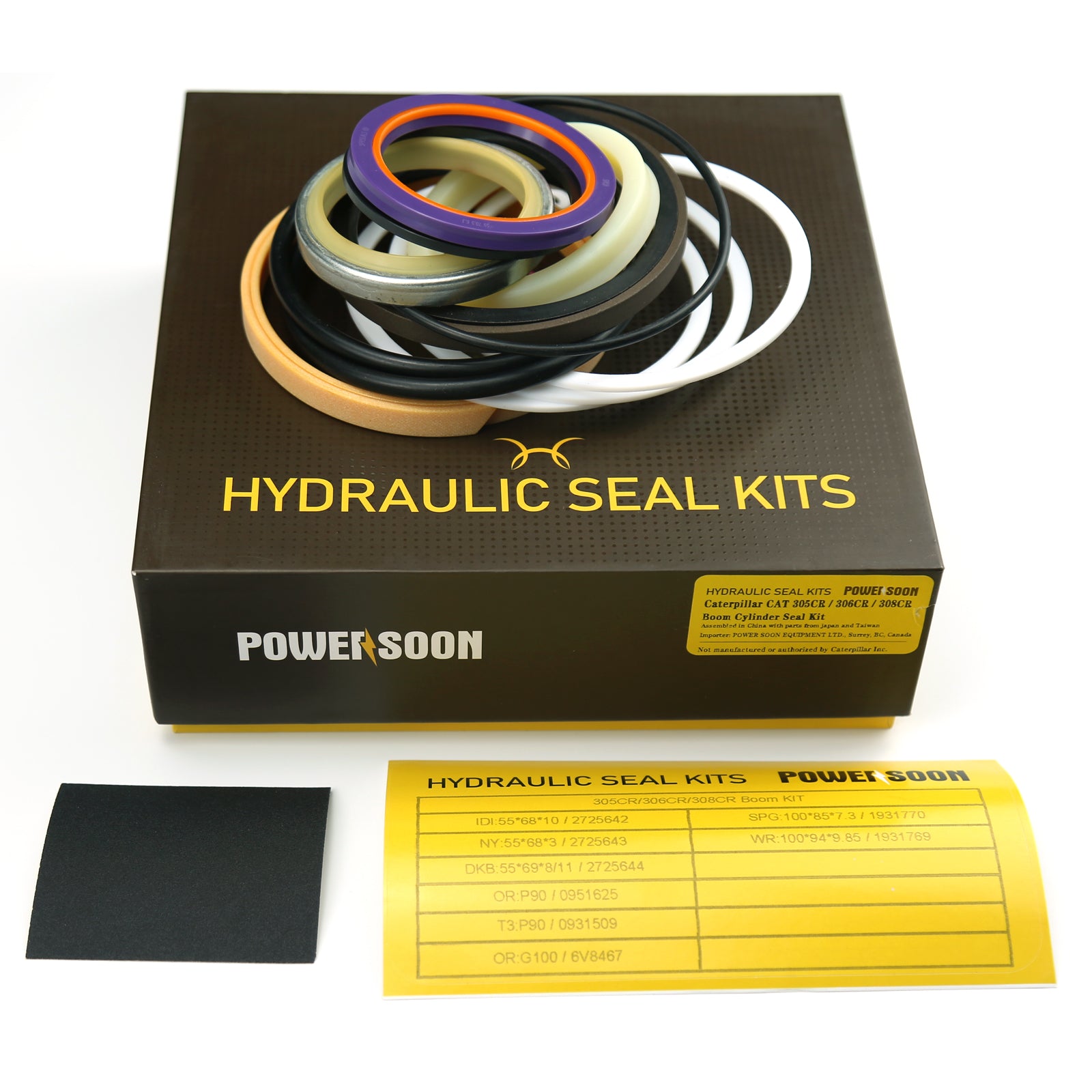 CAT 305CR / 306CR / 308CR Boom Cylinder Seal Kit