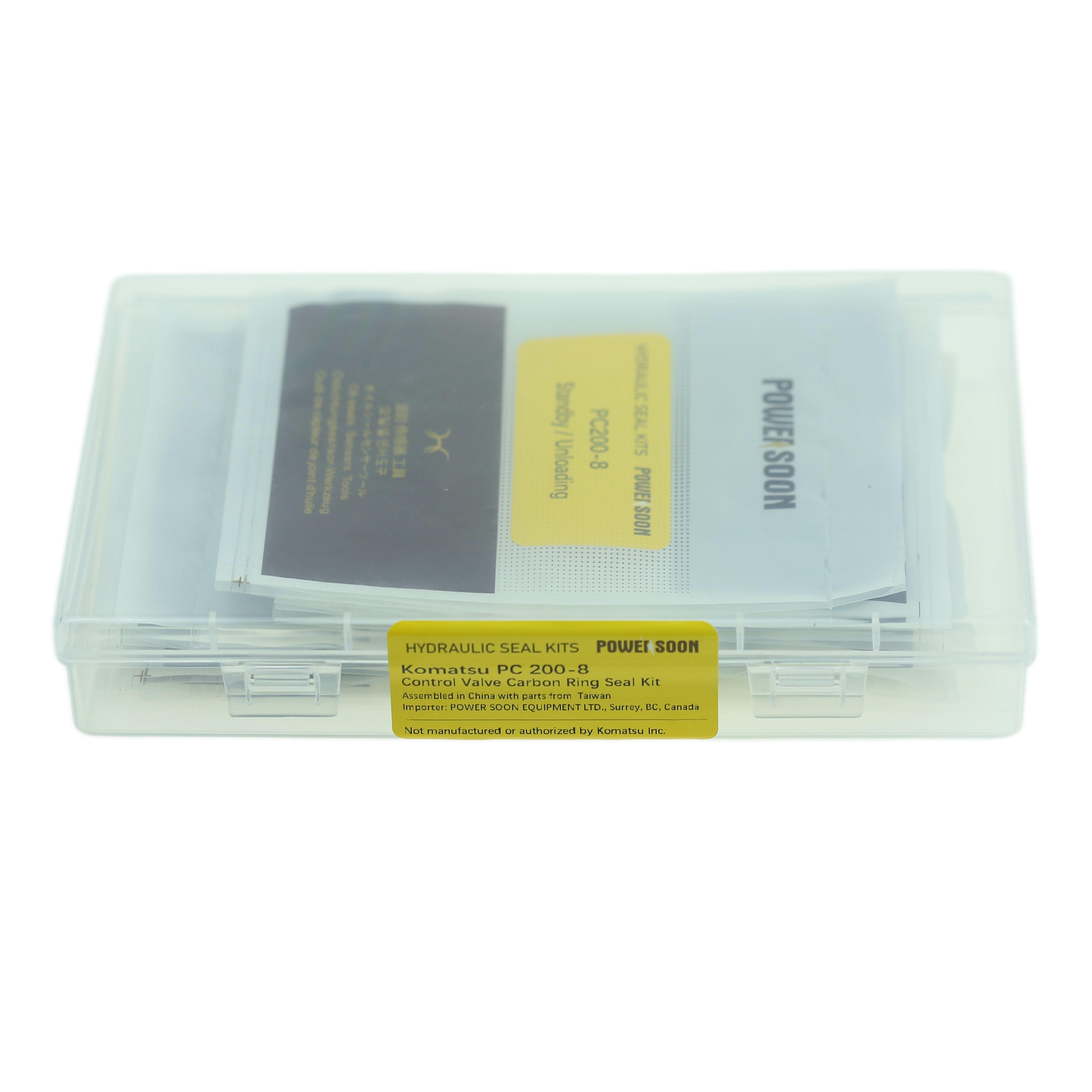Komatsu PC200-8 Control Valve Carbon Ring Seal Kit