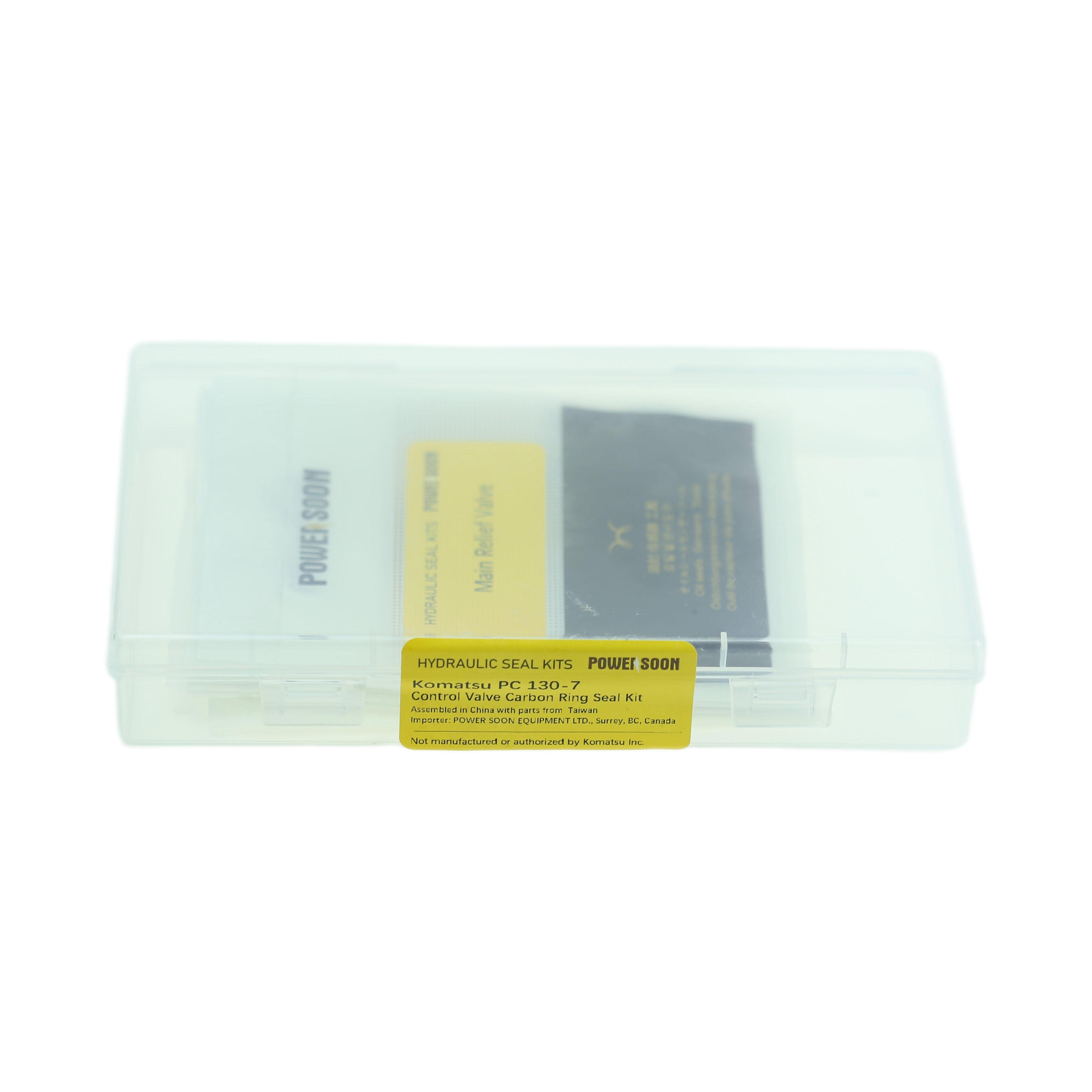 Komatsu PC130-7 Control Valve Carbon Ring Seal Kit