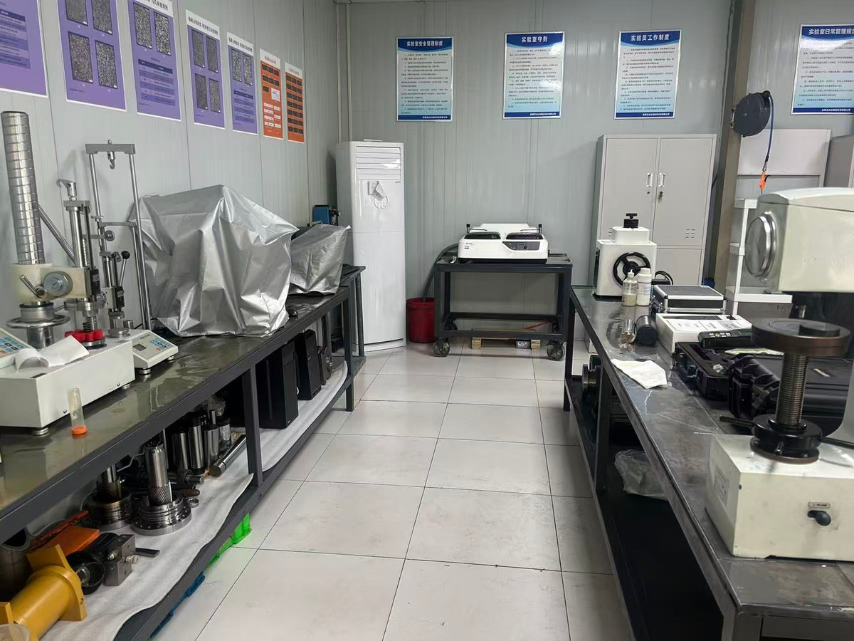 Hydraulic cylinder inspection and measurement laboratory equipment